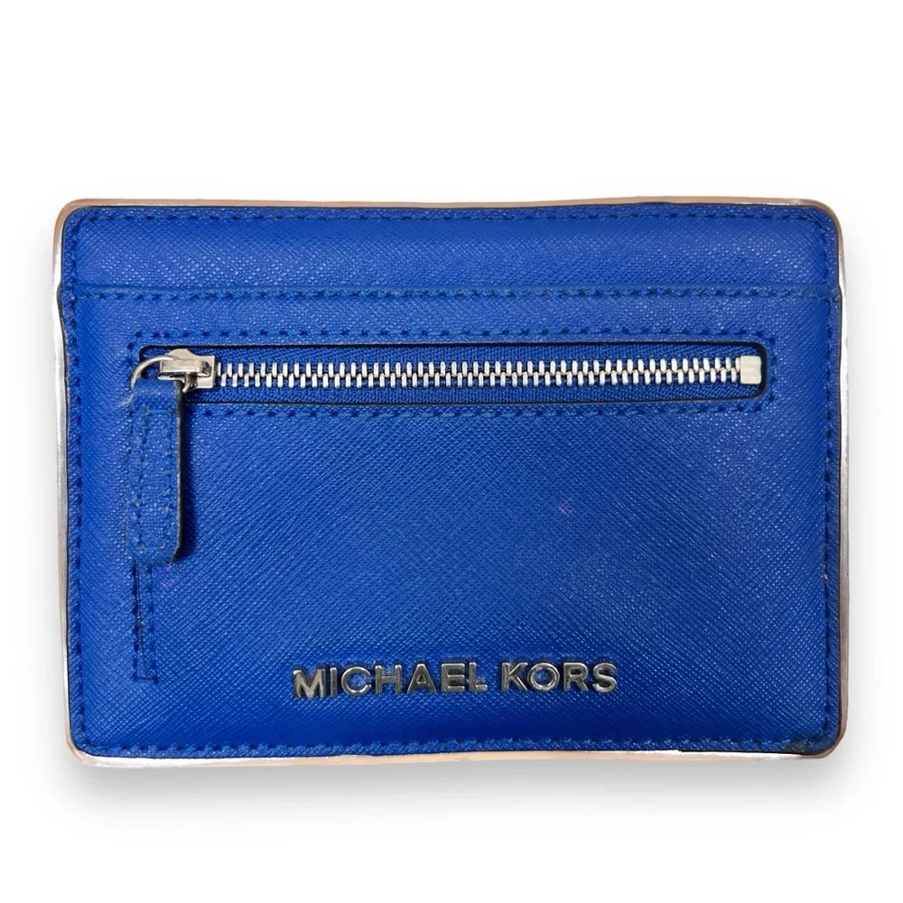 Michael Kors Electric Blue Credit Card Wallet
